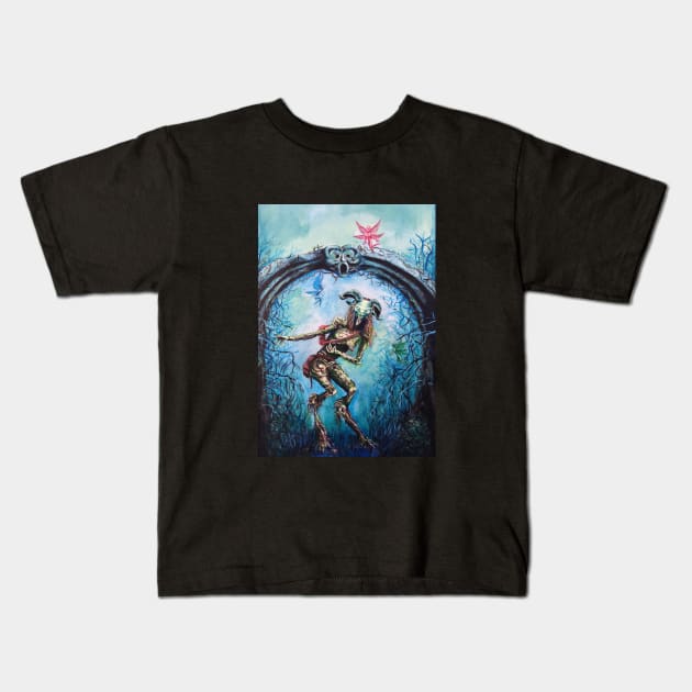 Faun Art Kids T-Shirt by GabriellaJulietaArt